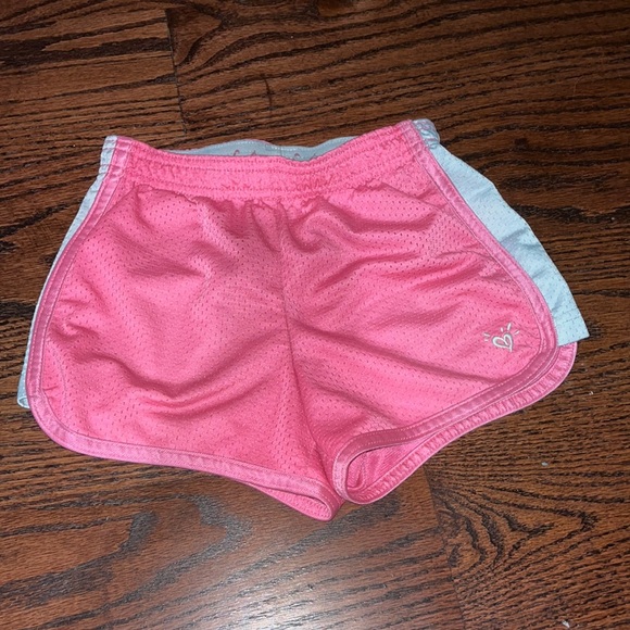 PINK JUSTICE SHORTS